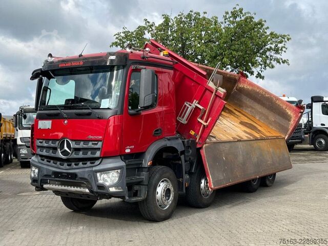 Camião basculante MERCEDES-BENZ Arocs 4143 8x4 4-Achs Kipper Meiller Bordmatik