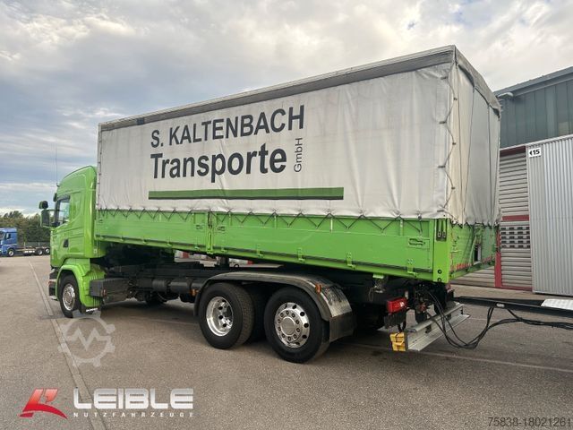 Tristrani prekucnik SCANIA R 450 6x2*4 *HGE Getreide Kipper*Komplettzug*
