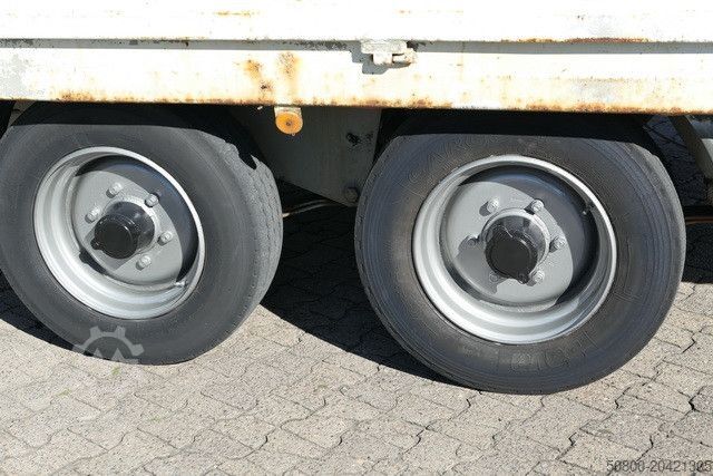 Otvorena prikolica MÜLLER-MITTELTAL ETÜ-TA, Tandem, 5.100mm lang, Zurrösen,Tieflader