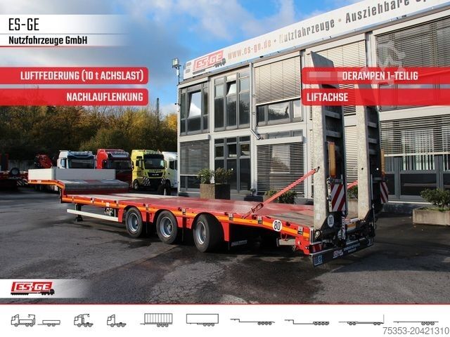 Naczepa niskopodwoziowa FAYMONVILLE MAX Trailer MAX100 Semi-Tieflader 1tlg. Rampen