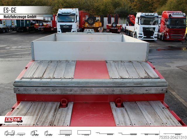 Niski poluprikolica FAYMONVILLE MAX Trailer MAX100 Semi-Tieflader 1tlg. Rampen