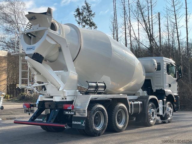 Betonmixer vrachtwagen MAN TGS 41.400 8x4 / EuromixMTP  EM 10m³ R / EURO 2