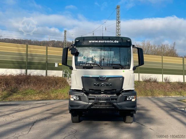 Betonmixer vrachtwagen MAN TGS 41.400 8x4 / EuromixMTP  EM 12m³ R / EURO 2