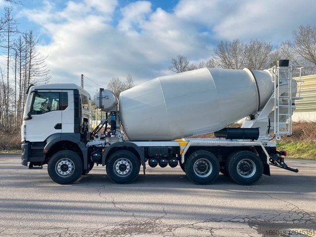 Betonmixer vrachtwagen MAN TGS 41.400 8x4 / EuromixMTP  EM 12m³ R / EURO 2