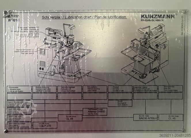 Kunzmann Fräsmaschine Kunzmann WF 410 M