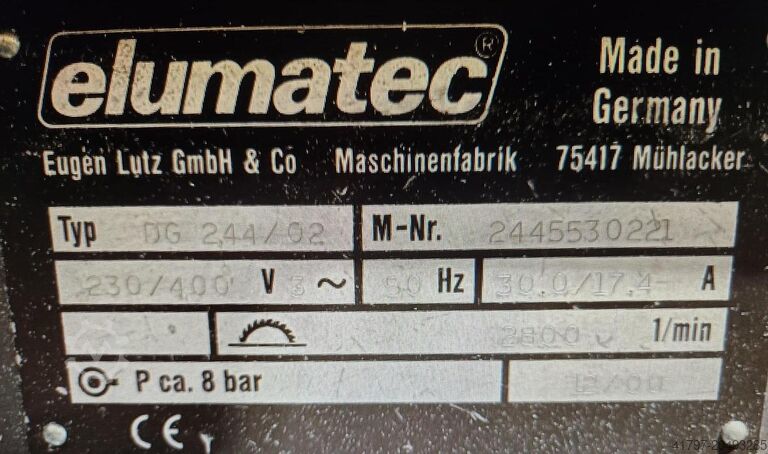 이중 마이터 쏘 Elumatec DG 244 Elumatec DG 244