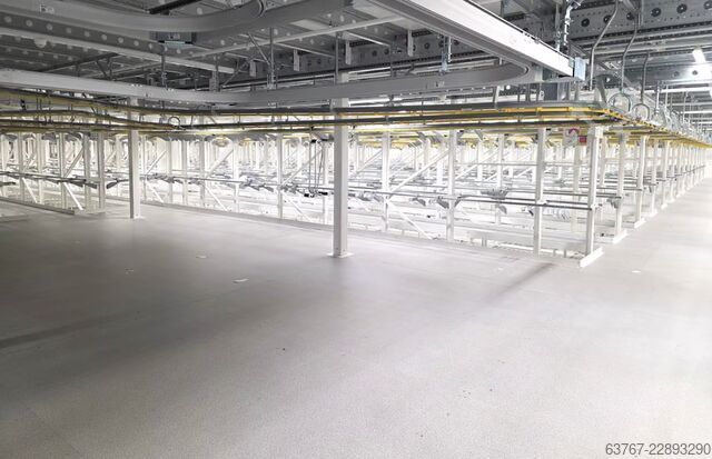 Revestimento de pavimento em aglomerado para mezanino de armazenamento (placa de mezanino) ca. 6.000 m² - 38 mm Spanplatte Typ P6 - ab 10€ pro m²