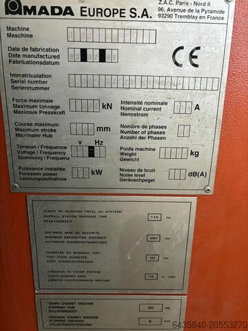 Obdelovalni center Amada Aries 255