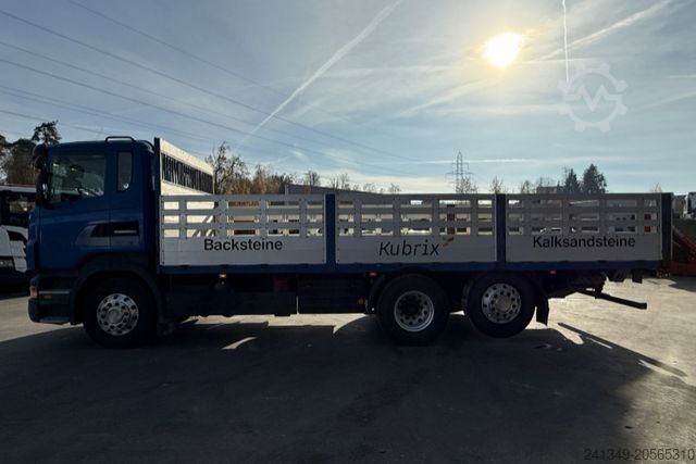 Flatbed truck SCANIA R480 6x2 Alu