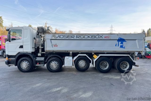 Tipper truck SCANIA G490 10x4 2S Moser