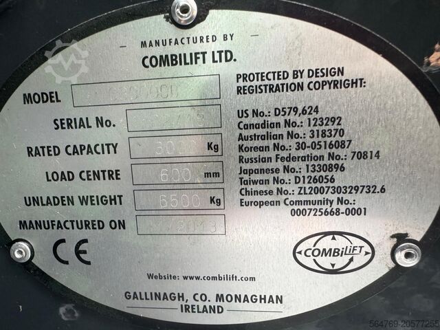 Чотирибічний навантажувач Combilift CB3000// Diesel// Perfect / Only 5185 h