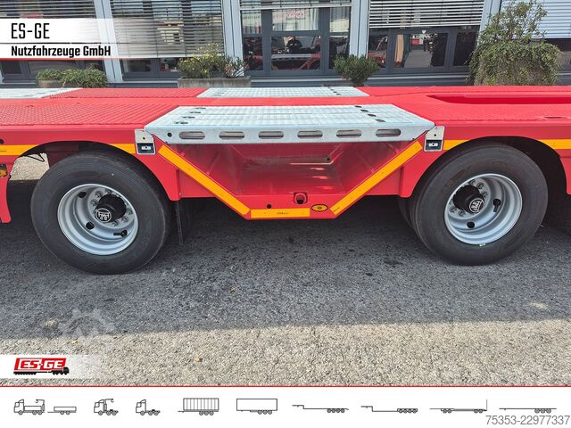 Žemagrindė puspriekabė FAYMONVILLE MAX Trailer MAX100 Semi-Tieflader Radmulden