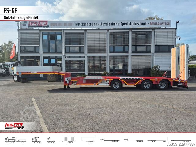 Žemagrindė puspriekabė FAYMONVILLE MAX Trailer MAX100 Semi-Tieflader Radmulden