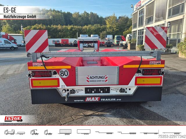 Reboque de plataforma rebaixada FAYMONVILLE MAX Trailer MAX510 Tiefbett 3x12 t PA