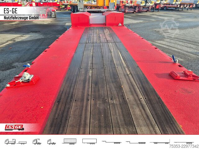 Reboque de plataforma rebaixada FAYMONVILLE MAX Trailer MAX510 Tiefbett 3x12 t PA