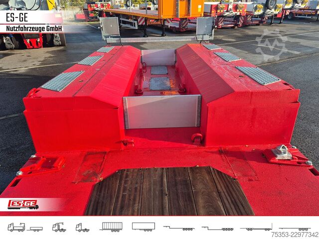 Reboque de plataforma rebaixada FAYMONVILLE MAX Trailer MAX510 Tiefbett 3x12 t PA