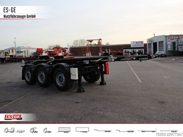 Semi-reboque porta-carroçaria amovível KRONE 3-Achs-Containerchassis 20'