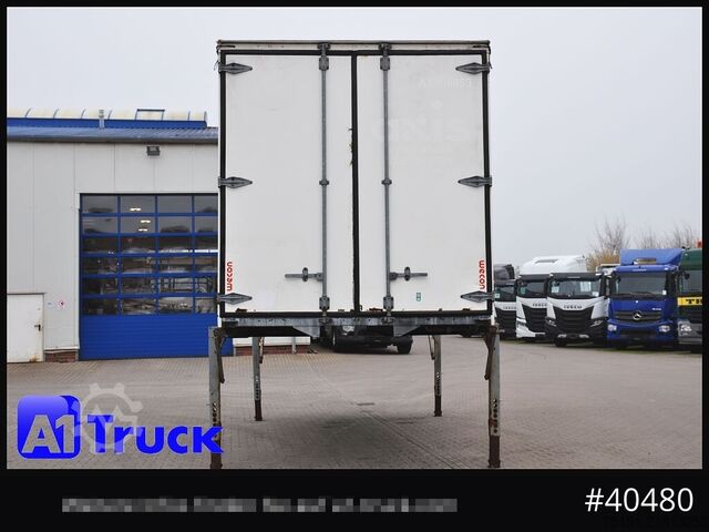 Swap body with flatbed & tarp WECON WPR 745, verzinkt, 2520  innen, Code XL