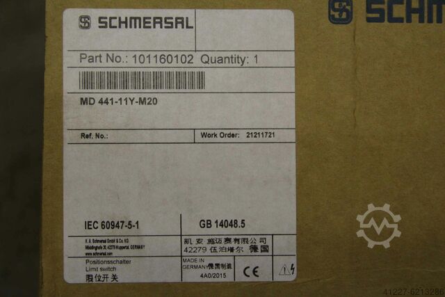 Interruttore di posizione Schmersal MD 441-11y-M20