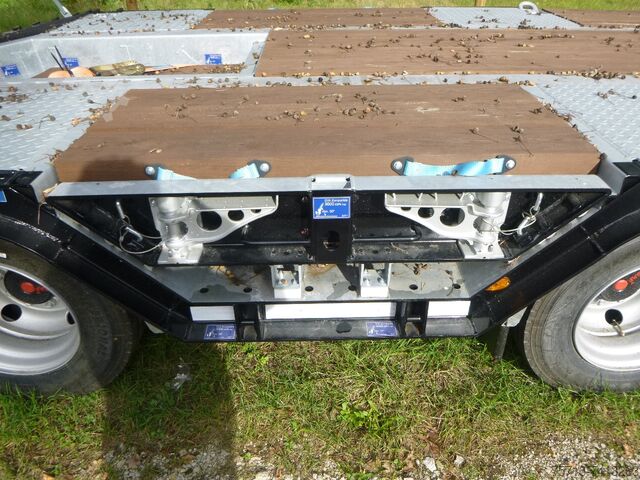 Madala laaduriga haagis Humbaur 4-Achs-Tieflader HTD 40K- mit Radmulden