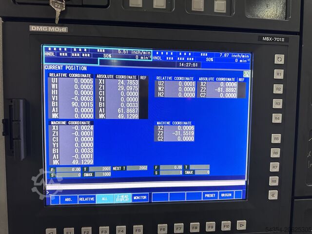 Centrul de strunjire și frezare CNC Mori Seiki NT5400/1800