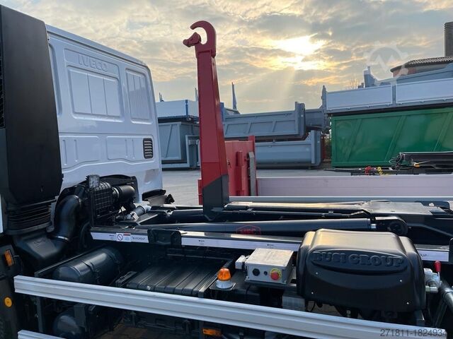 Камион с кука за контейнери IVECO EUROCARGO 80 E18 CON IMPIANTO SCARRABILE NUO