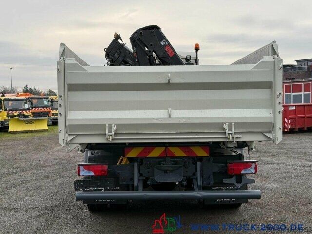 Xe ben ba chiều MAN 18.320 4x4 H Hiab144 15mHöhe Bordmatik Greiferst