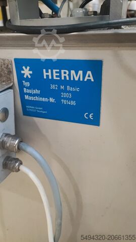 Sistema de etiquetado para latas Herma 362 M Basic