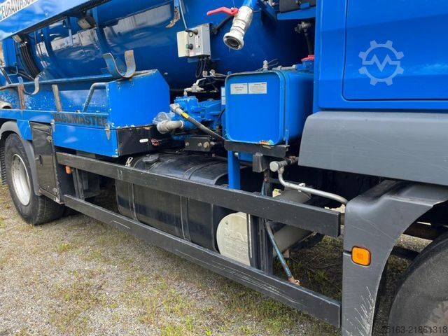 真空罐式卡车 MAN TG-M 18.340 4x2  Saug + Spülwagen Müller Vacumas
