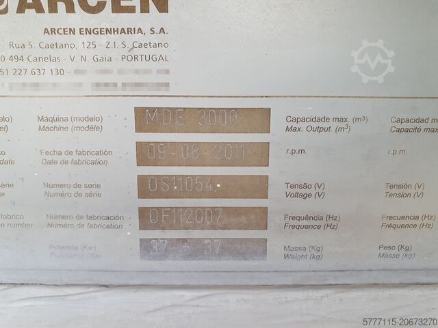 Planta de concreto ARCEN 3000l/2m3