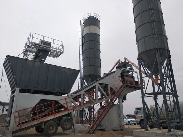 Beton makinesi Polygonmach 75 tons cement Silo