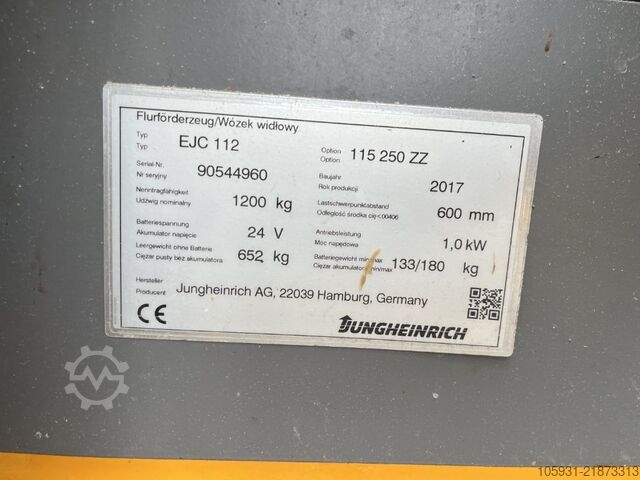 Deichselstapler Jungheinrich EJC112