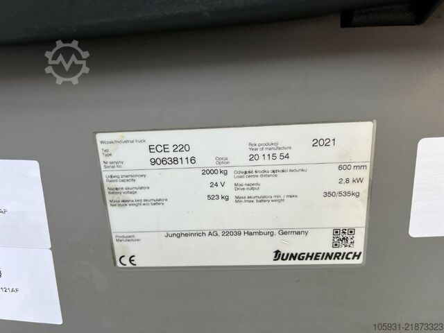 Niederhubkommissionierer Jungheinrich ECE220