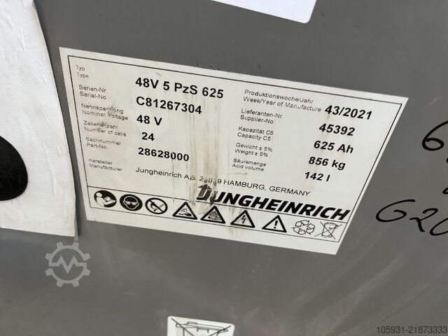 Elektro 3 Rad-Stapler Jungheinrich EFG216k