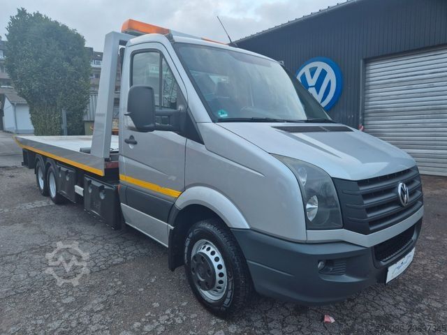 Автомобиль-фургон для перевозки автомобилей VOLKSWAGEN Crafter Pritsche 50 lang L3*Schiebeplateau*7.5 T