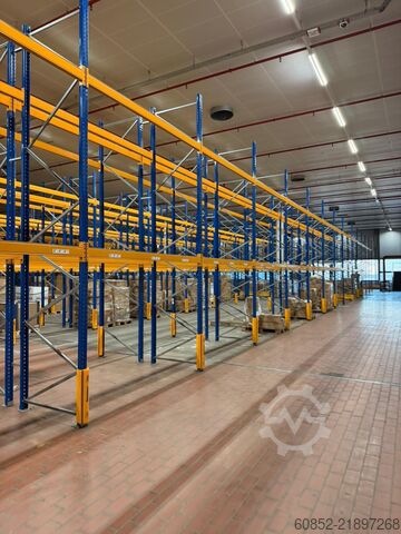Kraftige reoler til pallereoler 14 lfm Jungheinrich MPB Palettenregale H: 500cm, Fachlast: 2100 kg