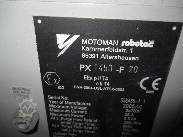 Robot industriel Motoman Yaskawa PX1450-F20