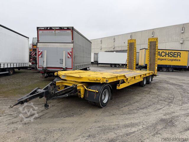 Remolque de plataforma baja Schwarzmüller TÜ 30/100  3 Achs Tiefladeranhänger
