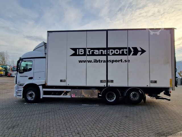 Refrigerated/frozen transport Mercedes-Benz Actros 2646 6x2 - Isolated box with sidedoors -...