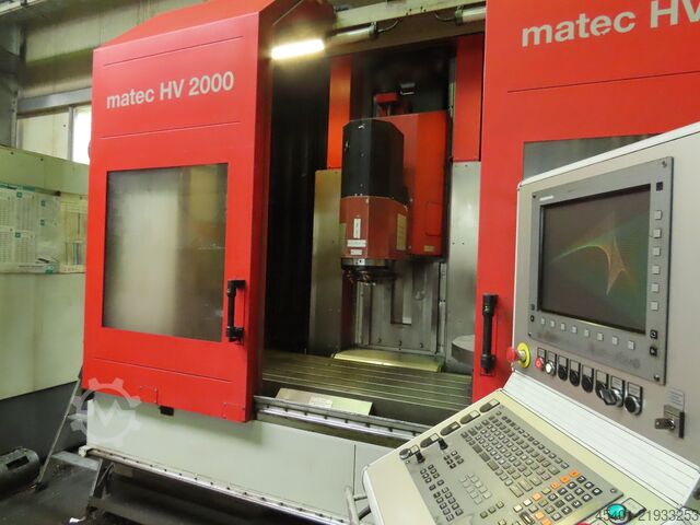 ศูนย์เครื่องจักรกลคอลัมน์เคลื่อนที่ Matec HV 2000