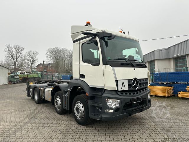 Haakarm vrachtwagen MERCEDES-BENZ Arocs 3243 8x2 / M-Tec HLS 20 Silosteller + Funk