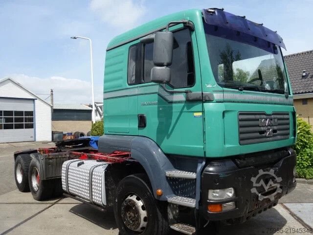 Heavy load MAN TGA 33.480 6X4 STEEL SPRINGS MANUAL GEARBOX,AIR...