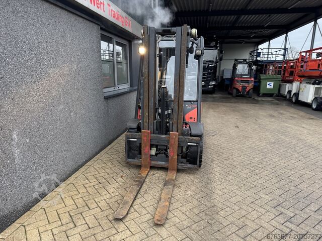 Linde H35T-02 Triplex 465 Freelift / Sideshift / weighing system LPG 2017 LINDE H35T-02 Triplo 465 Freelift / Sideshift / weegsysteem LPG 2017