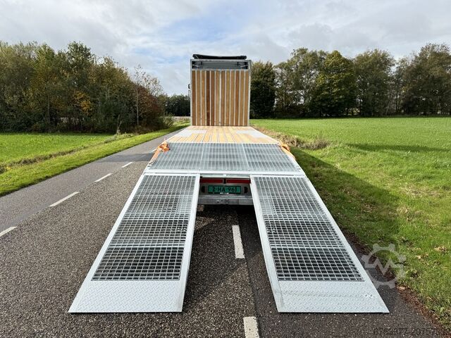 Scania S450 NGS 6X2 mašīnu transportieris / uzbraucamā kravas automašīna Euro 6 Automāts - Pilna gai SCANIA S450 NGS 6X2 Machine Transporter / Oprij Vrachtwagen Euro 6 Automaat - Full Air - 2019 - APK 11-26