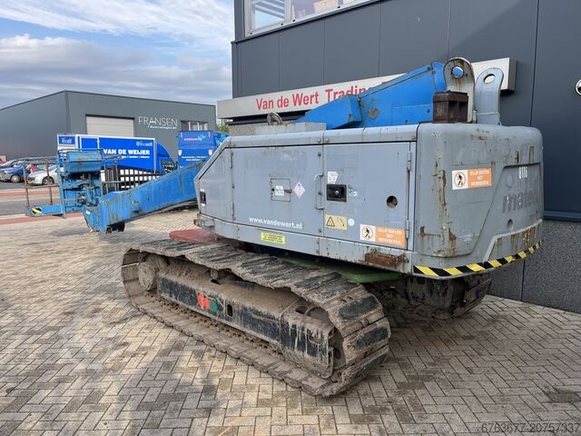 ķēžu pacēlājs AICHI SR18A teleskopiskais pacēlājs ISUZU dīzelis gumijas paliktņi 2007 AICHI SR18A telescoop hoogwerker ISUZU diesel rubber pads 2007 AICHI