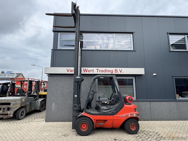 LINDE H30T-03 Triplo 475 Freelift/Sideshift/4e functie LPG 1998