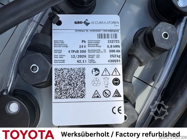 Empilhador manual Toyota SWE 120 L, Akku neu!