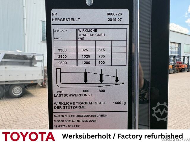 Empilhador manual Toyota SWE 120 L, Akku neu!