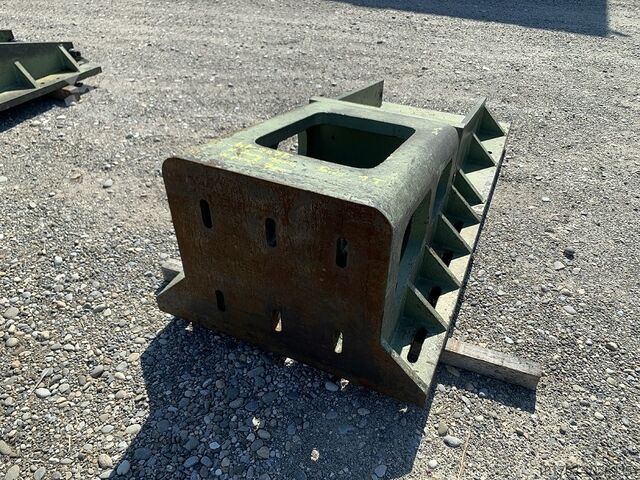 Liatinové uhlové dosky Paire d'équerres en fonte 2075 x 1000 x 700 mm