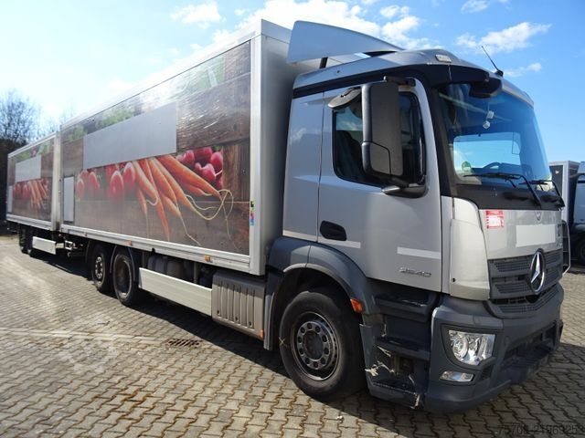 Kühlkoffer-LKW MERCEDES-BENZ 2540 Antos*Durchladbar*Frigoblock*2x LBW*kpl Zug